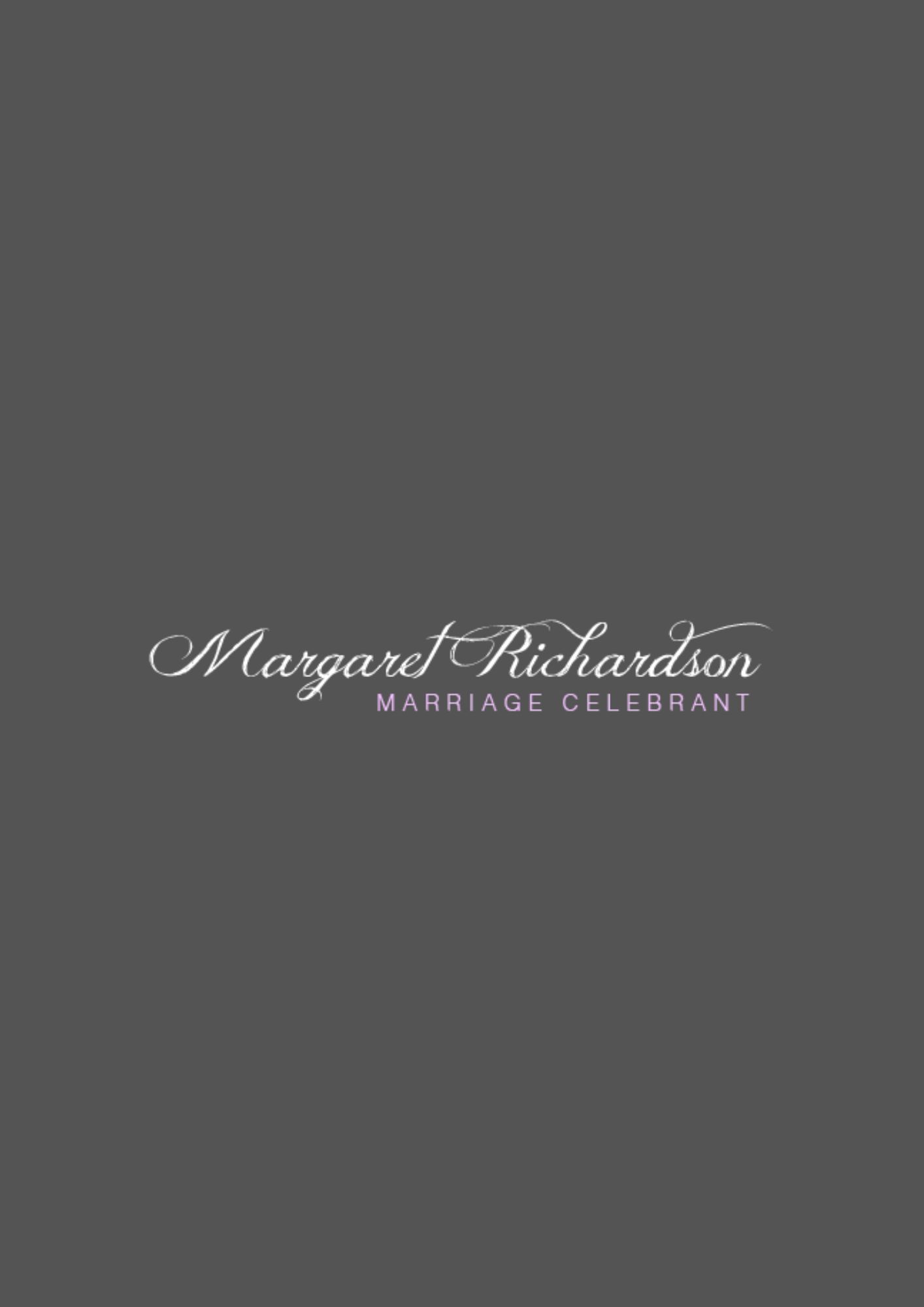 Margaret Richardson Celebrant Margaret Richardson Celebrant